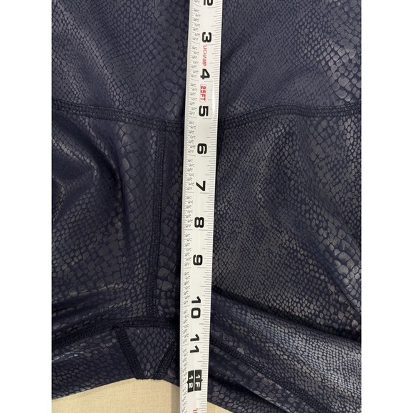 Beyond Yoga Viper High Waisted Midi Legging Size S Navy Blue Snake Print Workout - Picture 10 of 11